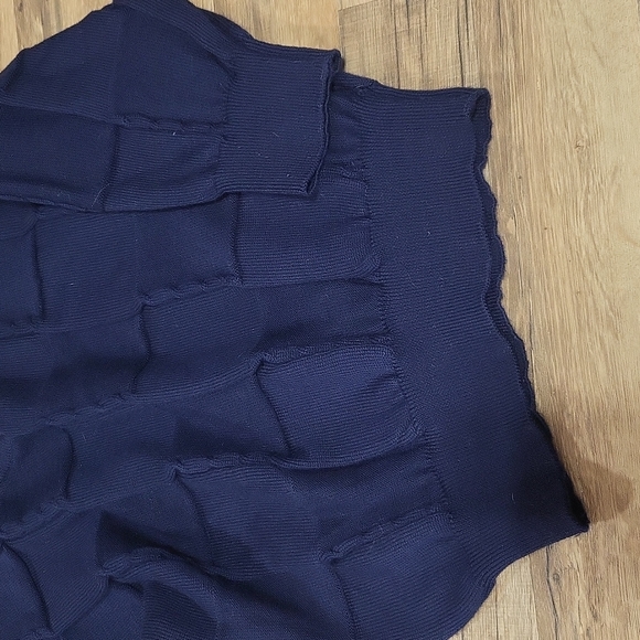 INTERKNIT AUSTRALIA Vintage Superwash Wool Navy Heavy Duty Outdoor Sweater - Picture 5 of 10